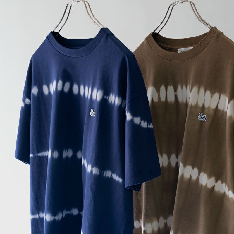 タイダイTシャツ　ブルー 黒部の名水染め 藍染めタイダイTシャツ6 ASCENSION Sサイズ