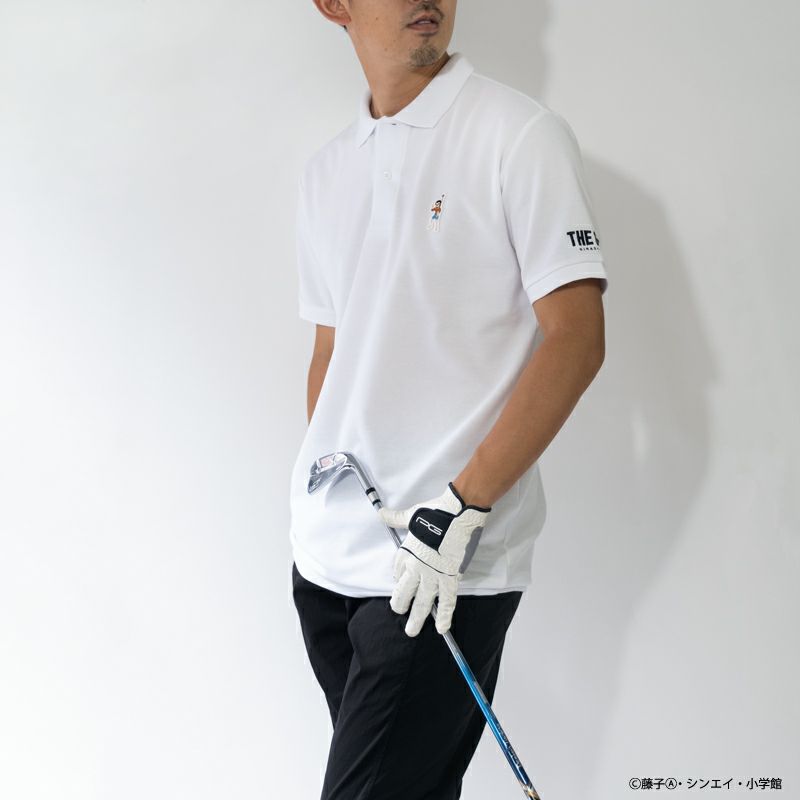 L【KINASHI CYCLE GOLF ポロシャツ（プロゴルファー猿×木梨