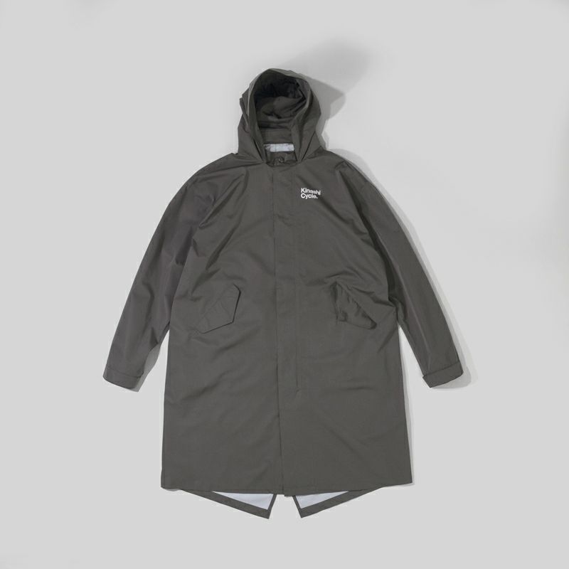 木梨サイクル　モッズコート 美品】木梨サイクル レインコート ブラック L モッズコート