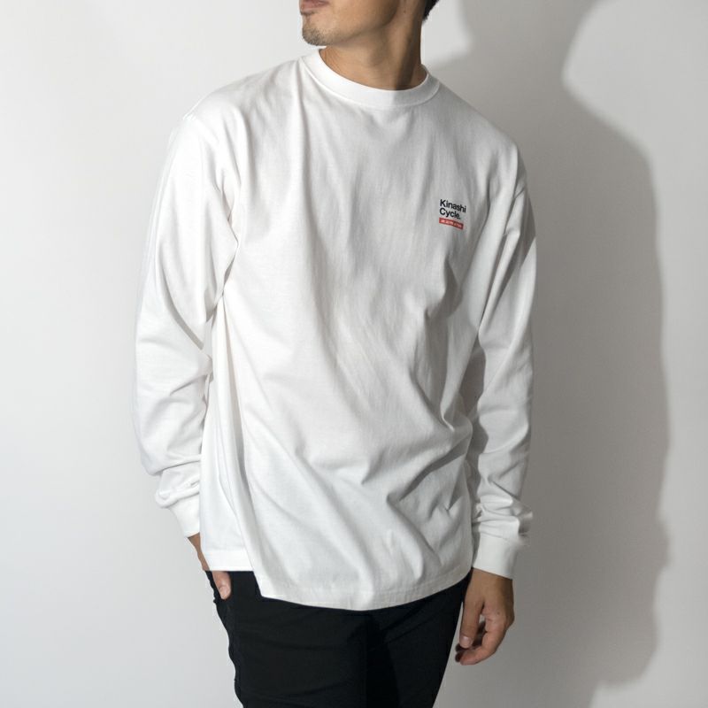 カジュアル❣️木梨サイクルロングTシャツ 長袖 ロンT ホワイト　M 木梨憲武 ロングTシャツ（ショップ） | 木梨サイクル
