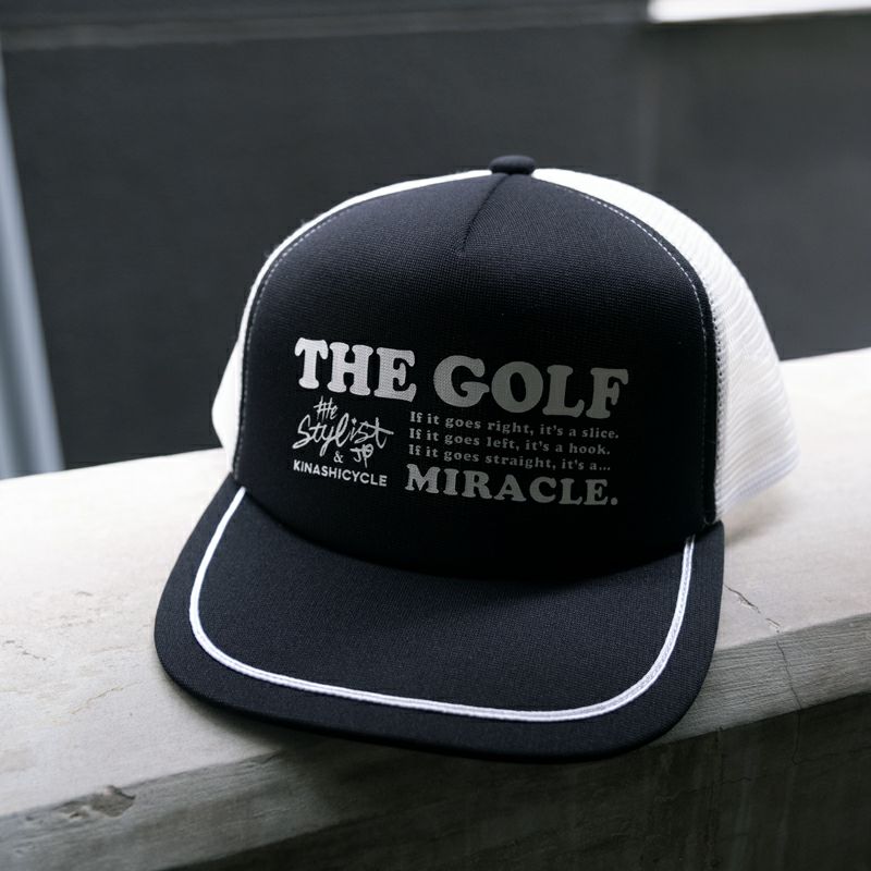 木梨サイクル THE GOLF キャップ KINASHI CYCLE GOLF パンチングメッシュキャップ（THE GOLF