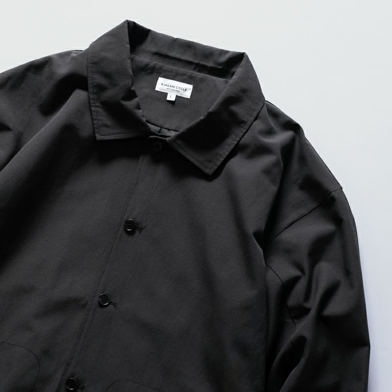 KINASHI CYCLE コーチジャケットs　木梨サイクル コーチジャケット(サークルロゴ) no.1580 color:BLACK、BEIGE