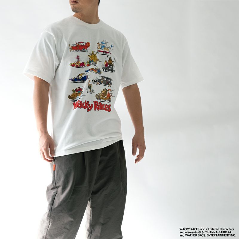 木梨サイクル　Tシャツ　ケンケン　wackyRacesNo.1　ホワイト (L) Tシャツ（wackyRaces No.1) | 木梨サイクル