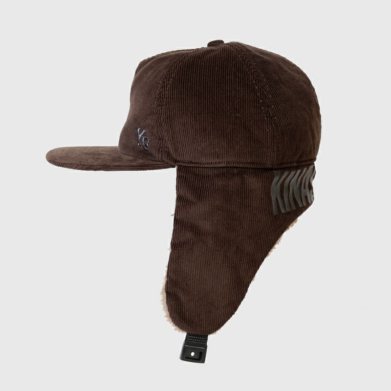 バーガンディ コーデュロイ フラップキャップ バーガンディ】コーデュロイCAP キャップ GOLD FUNK 通販