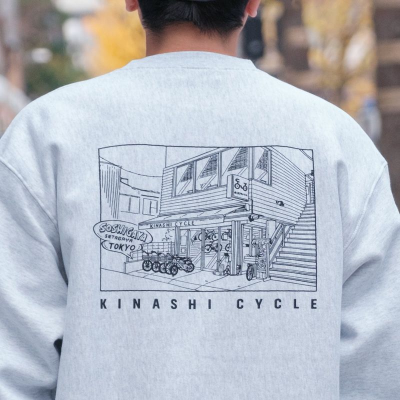 クルーネックスウェット（サイクルショップ） | 木梨サイクル
