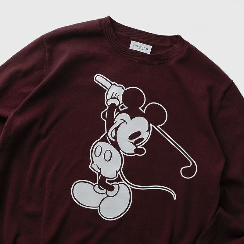 Disney Golf Classic 長袖ニット ミッキー M 新品