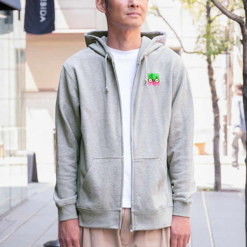 ジップパーカー（BOX LOGO） | 木梨サイクル