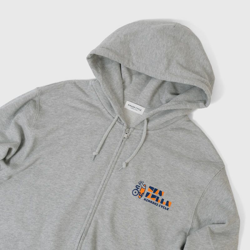 ジップパーカー（SayHello,SayGoodbye） | 木梨サイクル