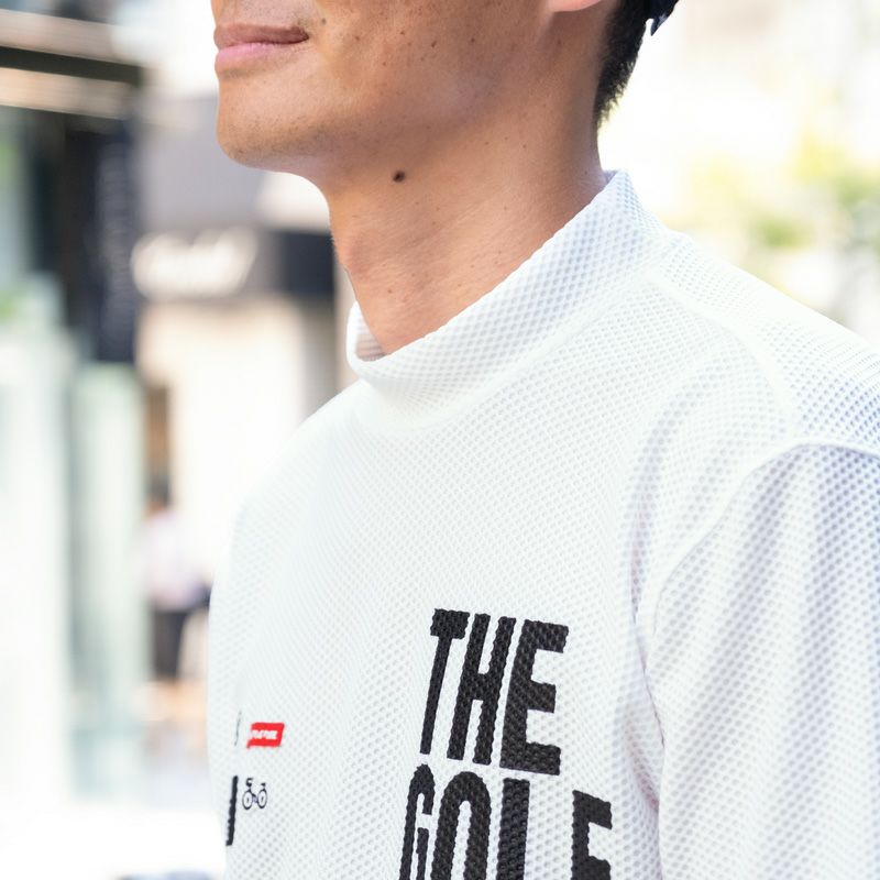 新品 木梨サイクル THE GOLF メッシュトリコット モックネック XL