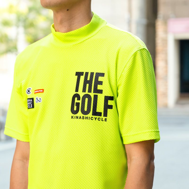 新品未使用 木梨サイクル THE GOLF メッシュトリコットモックネックシャツ メッシュトリコットモックネック(THE GOLF) | 木梨サイクル