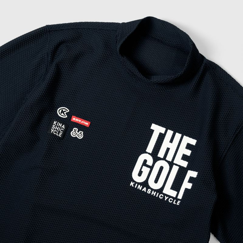 新品未使用 木梨サイクル THE GOLF メッシュトリコットモックネックシャツ メッシュトリコットモックネック（THE GOLF） | 木梨サイクル