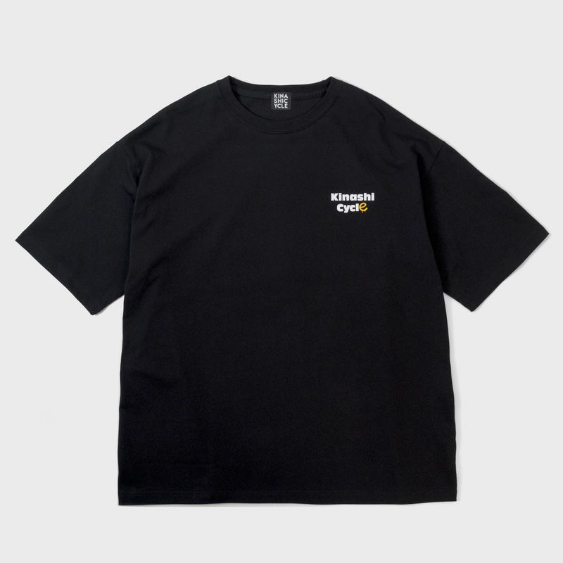 【KINASHI CYCLE】ブラックメッシュシャツ L 完売品 刺繍Tシャツ(kinashicycle) | 木梨サイクル