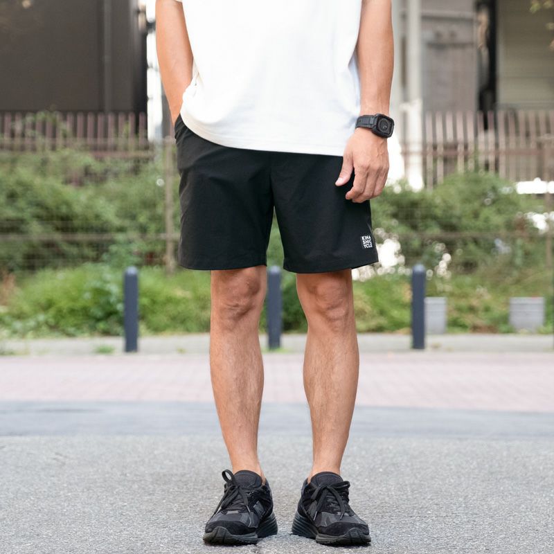 高密度 ハイストレッチナイロン 切替ショートパンツ　サイズ52 高密度 ハイストレッチナイロン 切替ショートパンツ サイズ52