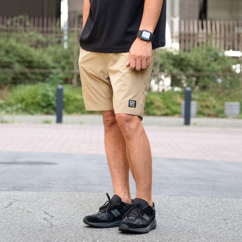 高密度 ハイストレッチナイロン 切替ショートパンツ　サイズ52 高密度 ハイストレッチナイロン 切替ショートパンツ サイズ52