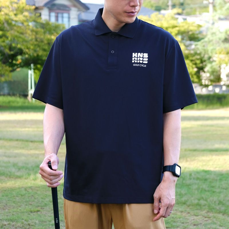 木梨サイクル　THE GOLF 　ポロシャツ L【KINASHI CYCLE GOLF ポロシャツ（プロゴルファー猿×木梨