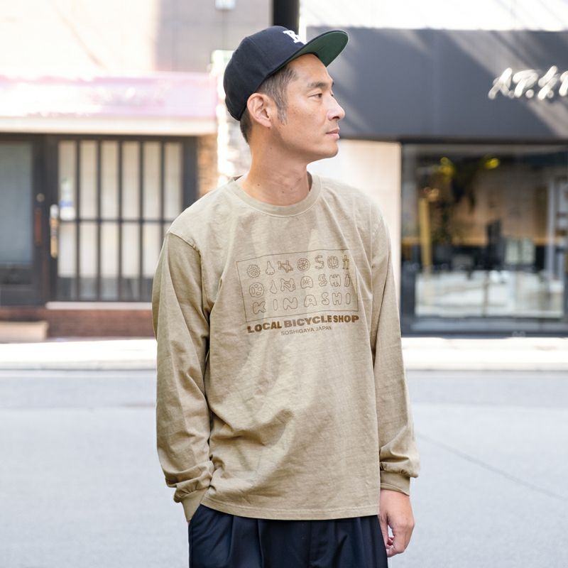 ピグメントロングTシャツ（ideogram） | 木梨サイクル