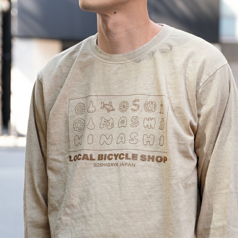ピグメントロングTシャツ（ideogram） | 木梨サイクル