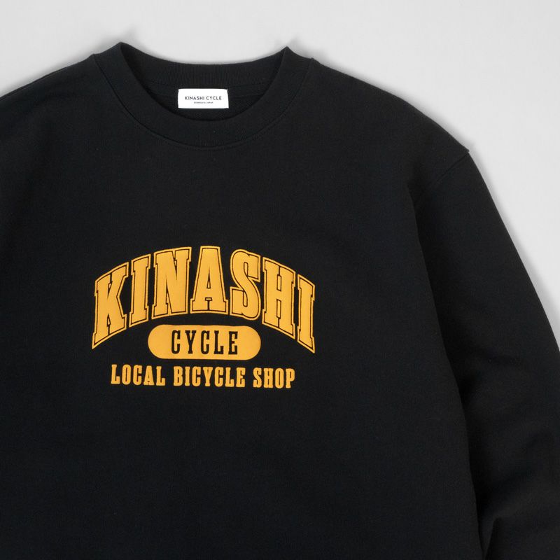 クルーネックスウェット（カレッジロゴ） | 木梨サイクル