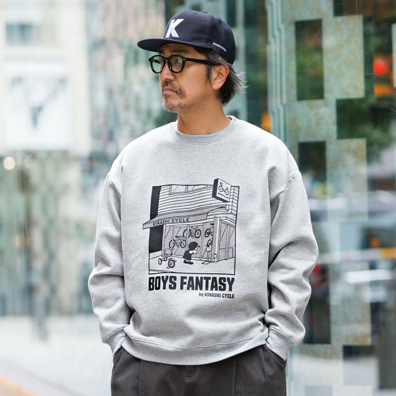 クルーネックスウェット（Boy's Fantasy） | 木梨サイクル