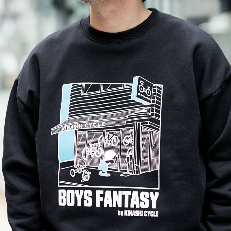 クルーネックスウェット（Boy's Fantasy） | 木梨サイクル